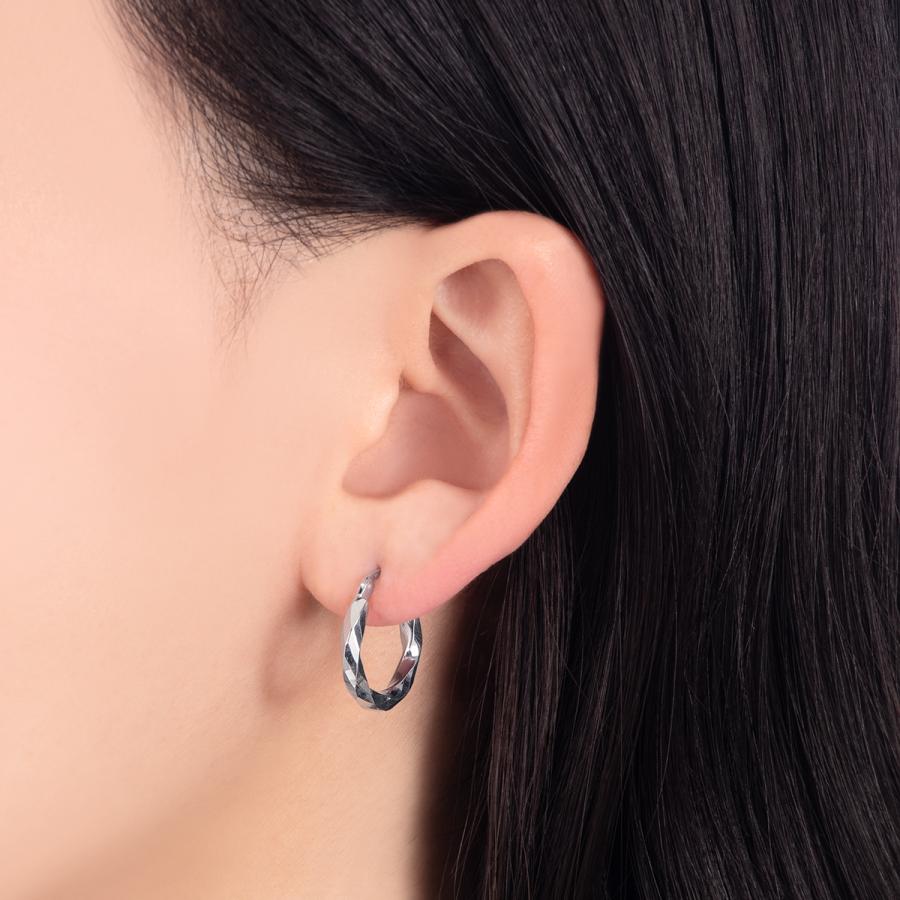 ジュエリーツツミ K10ホワイトゴールドピアス : ジュエリーツツミ