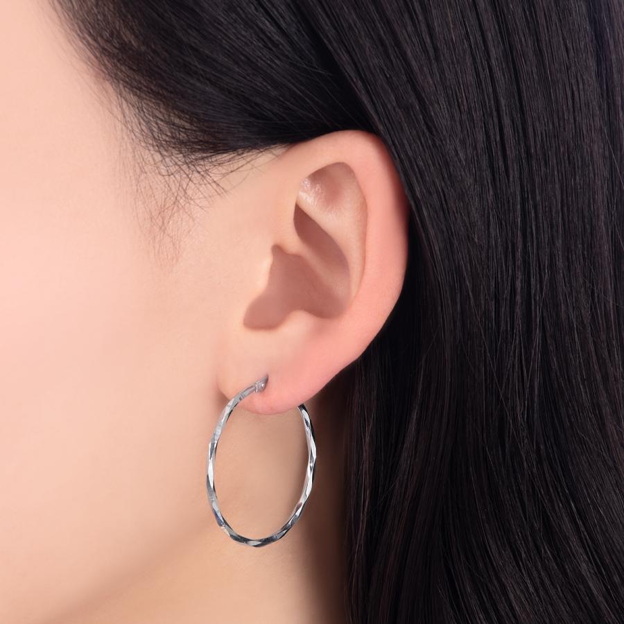 ジュエリーツツミ K10ホワイトゴールドピアス : ジュエリーツツミ