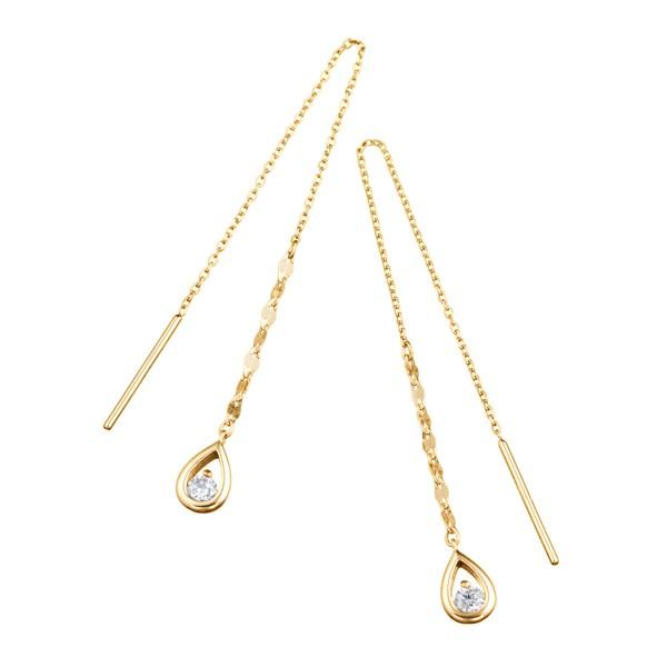 爆安プライス K18イエローゴールドダイヤモンドピアス 揺れる チェーンピアス ドロップ 雫 上品 華奢 シンプル Rpe703 001 ジュエリーツツミ 通販 Yahoo ショッピング 爆売り Www Ladislexia Net