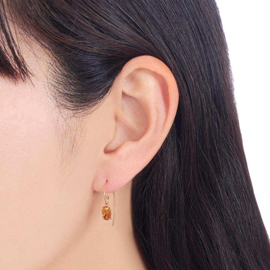 プラチナ フープ ピアス 甲丸 スナップ Pt900 幅2mm 外径10mm