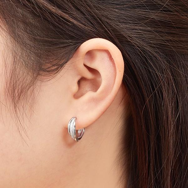 半額sale レディース 高品質 おしゃれ 可愛い ファッション コーディネート 普段使い ロングピアス ホワイトゴールドジプシー K10wg ピアス ロングピアス Hlt No