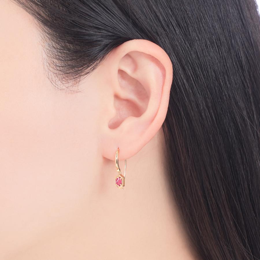 ツツミK10イエローゴールドルビーピアス K10イエローゴールドルビーピアス(RPE453-002)|TSUTSUMI