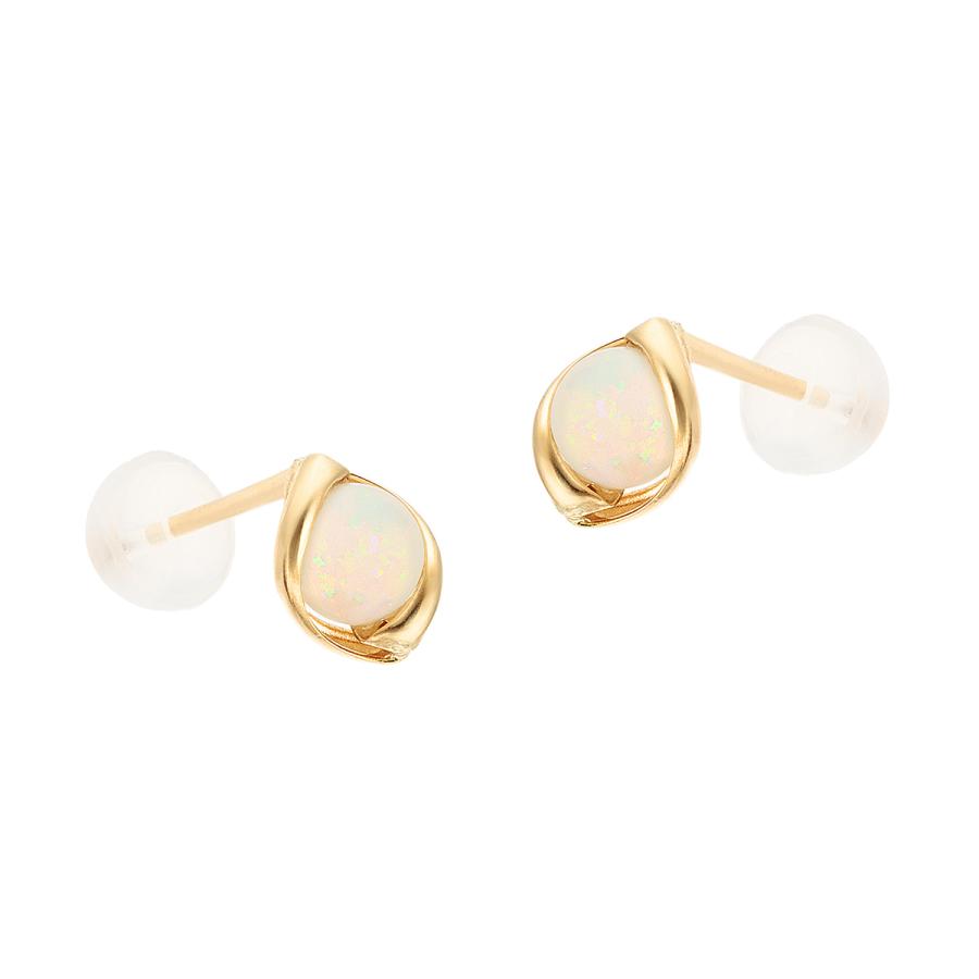 peau. jewelry　パールピアス　K18 イエローゴールド ピアス K18イエローゴールド 5ミリ 貝パール(ホワイト