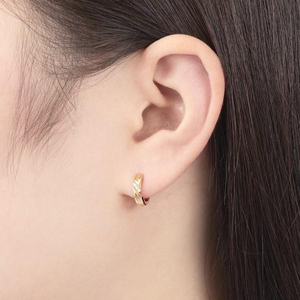 【国産】 K18イエローゴールドダイヤモンドピアス 【I2638445685】(16560円)