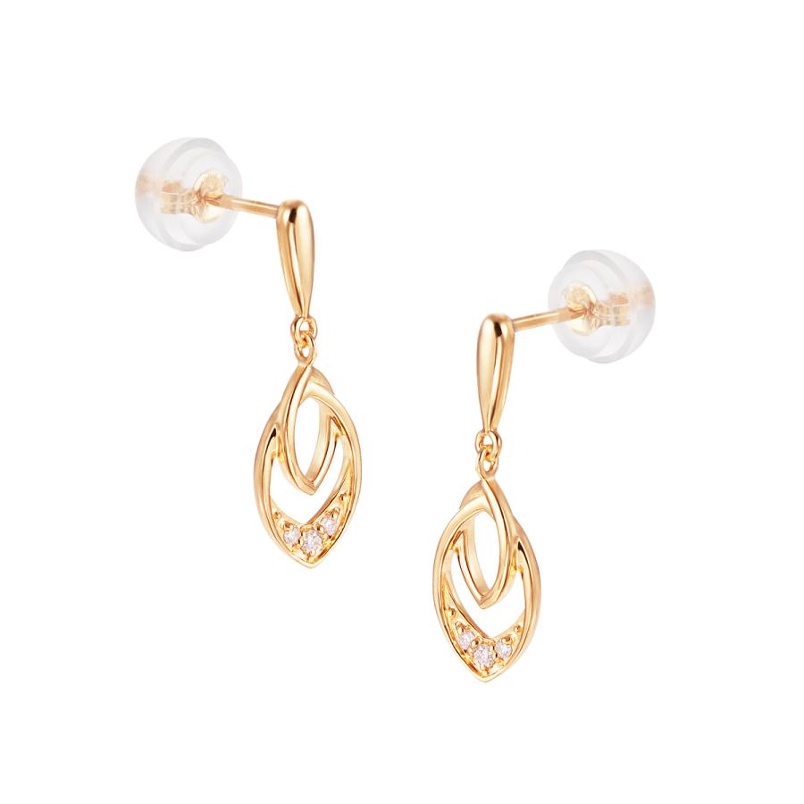 K18イエローゴールドダイヤモンドピアス WS2930561462