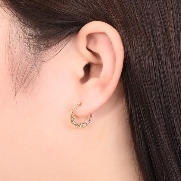 ジュエリーツツミ K10 ダイヤモンド ピアス ジュエリーツツミ K10イエローゴールドダイヤモンドピアス