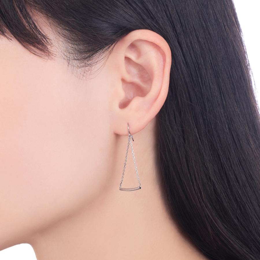 ジュエリーツツミ K10ホワイトゴールドピアス : ジュエリーツツミ