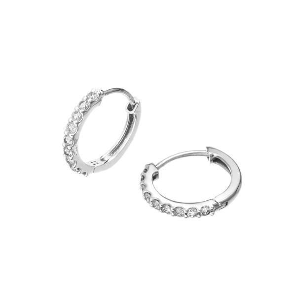 プラチナダイヤモンドピアス(27300円)