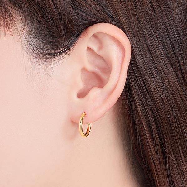 TSUTSUMI ピアス K18 イエローゴールドピアス | avanza.com.br