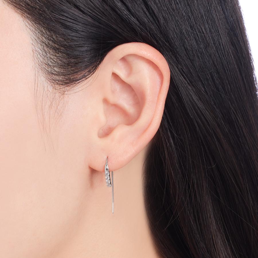 TSUTSUMI プラチナ ダイヤモンド ピアス プラチナダイヤモンドピアス(RPE634-001)|TSUTSUMI（ジュエリー