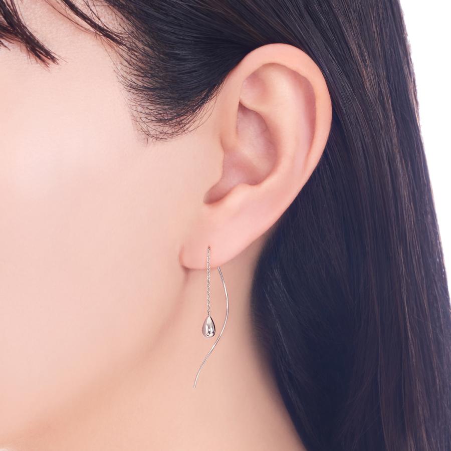 ジュエリーツツミ K10ホワイトゴールドピアス : ジュエリーツツミ