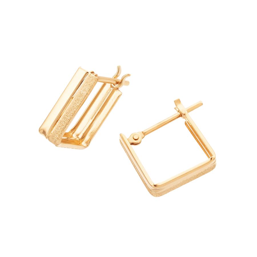 K18イエローゴールドピアス スクエア ジュエリーツツミ ジュエリーツツミ K18イエローゴールドピアス : ジュエリーツツミ