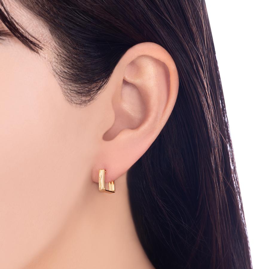 K18イエローゴールドピアス スクエア ジュエリーツツミ ジュエリーツツミ K18イエローゴールドピアス : ジュエリーツツミ