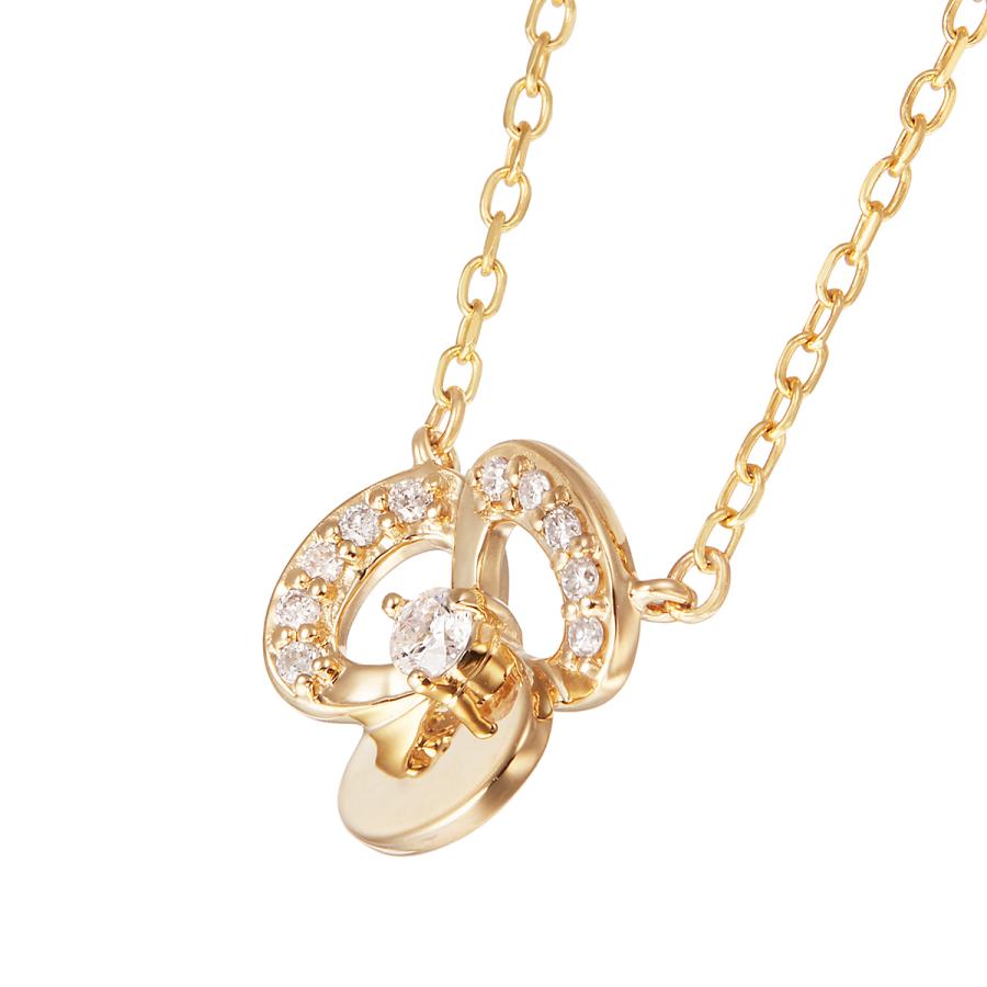 【新入荷】 K10イエローゴールドダイヤモンドネックレス 【D1672894865】(10500円)