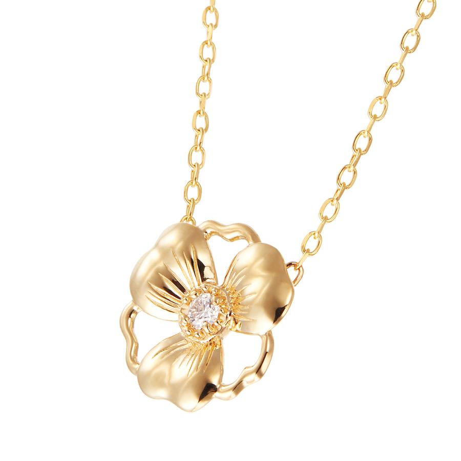 動作確認 K10イエローゴールドダイヤモンドネックレス 【1967641163】(12350円)