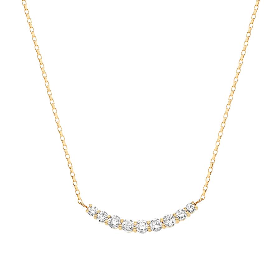 K18イエローゴールドダイヤモンドネックレス