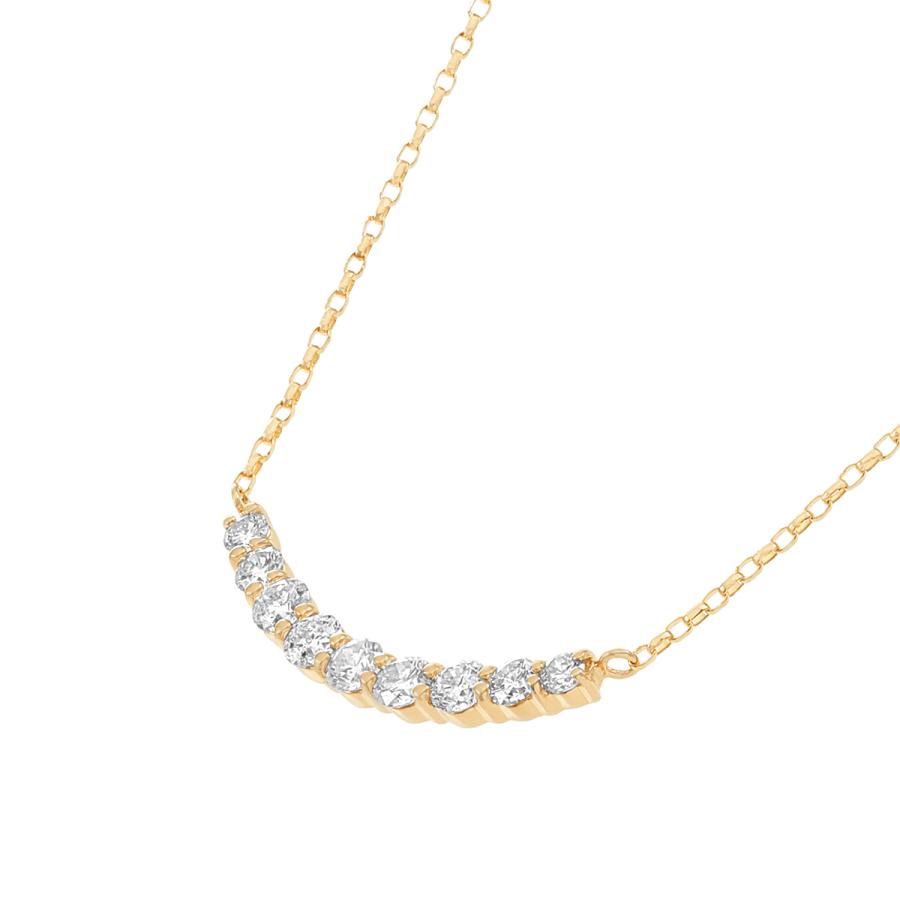 限定素材を使用 K18イエローゴールドダイヤモンドネックレス 【6054266626】(22000円)