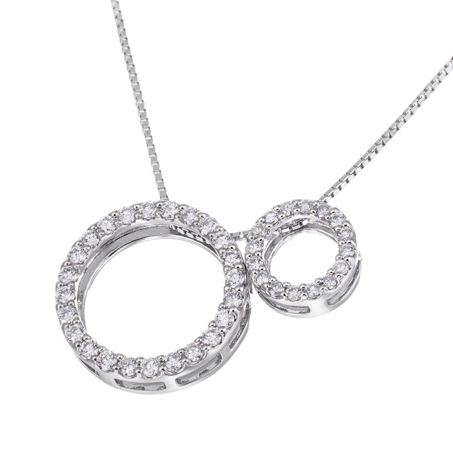 お買い得！ プラチナダイヤモンドネックレス 【SKC1816279280】(66000円)