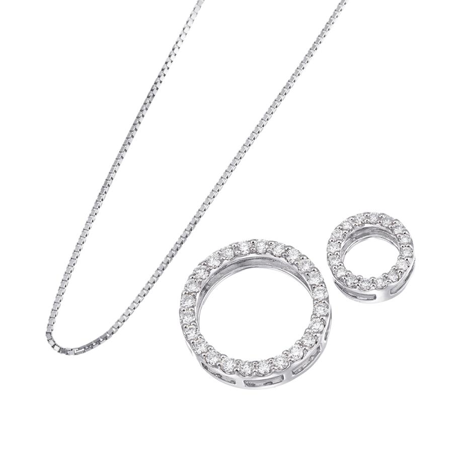 お買い得！ プラチナダイヤモンドネックレス 【SKC1816279280】(66000円)