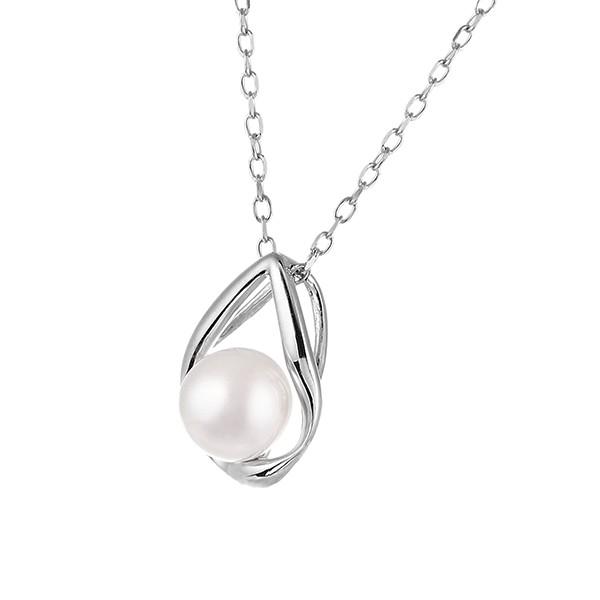 り〜5　ツツミ　K18 天然パールネックレス　ゴールドパールネックレス K18イエローゴールドアコヤ真珠ネックレス（7mm）(RPN016-001