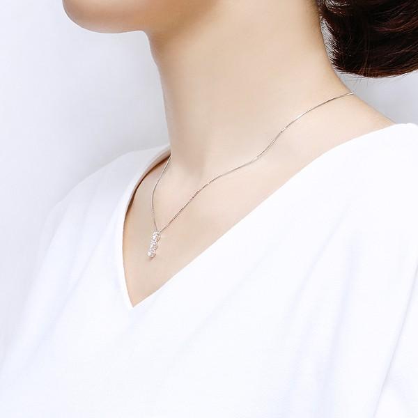 【値下げ中】 プラチナダイヤモンドネックレス 【RIZ1788759068】(65000円)