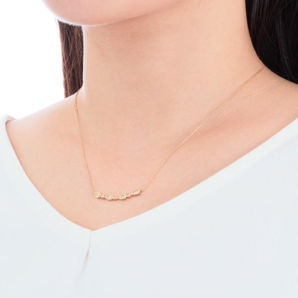 【TSUTSUMI】 ジュエリーツツミ K18 YG ダイヤモンドネックレス K18イエローゴールドダイヤモンドネックレス(LPN021)|TSUTSUMI