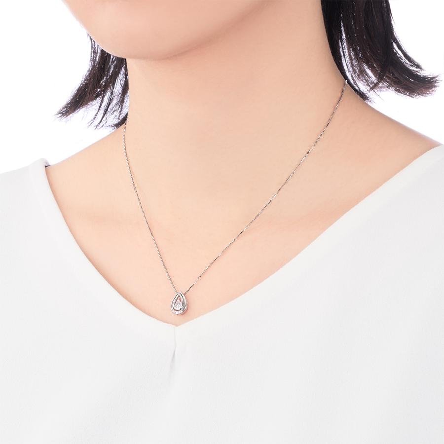 動作確認 プラチナダイヤモンドネックレス 【PE8228286375】(29900円)