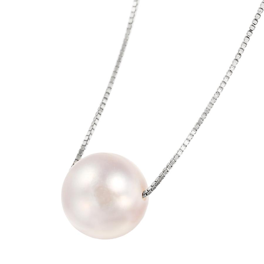 プラチナアコヤ真珠ネックレス（7.5mm） 5mm