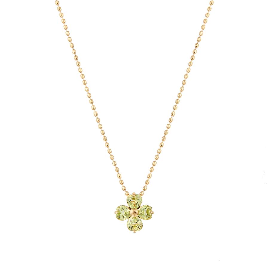 TSUTSUMI k10 イエローゴールドペリドットネックレス K10イエローゴールドペリドットネックレス(RPN325-002)|TSUTSUMI
