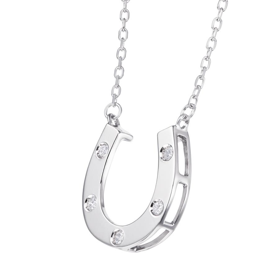 【最終】 K10ホワイトゴールドダイヤモンドネックレス 【E2071170013】(13000円)