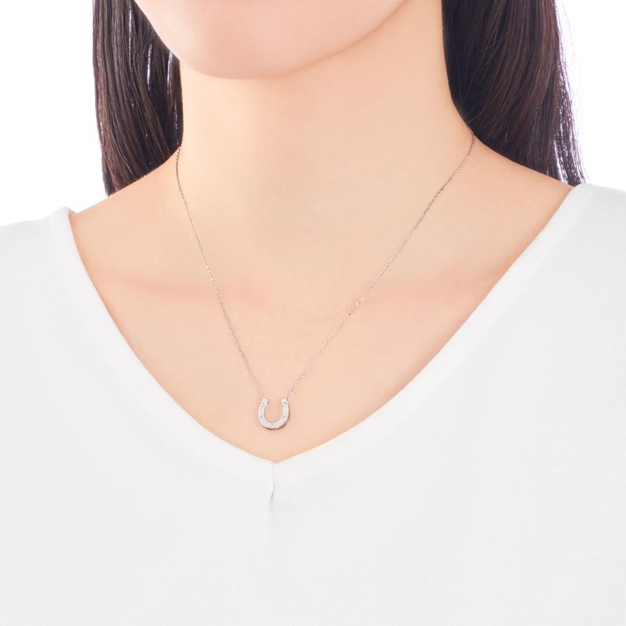 【最終】 K10ホワイトゴールドダイヤモンドネックレス 【E2071170013】(13000円)