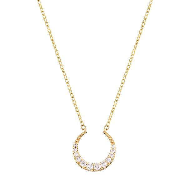 K10イエローゴールドダイヤモンドネックレス(14000円)