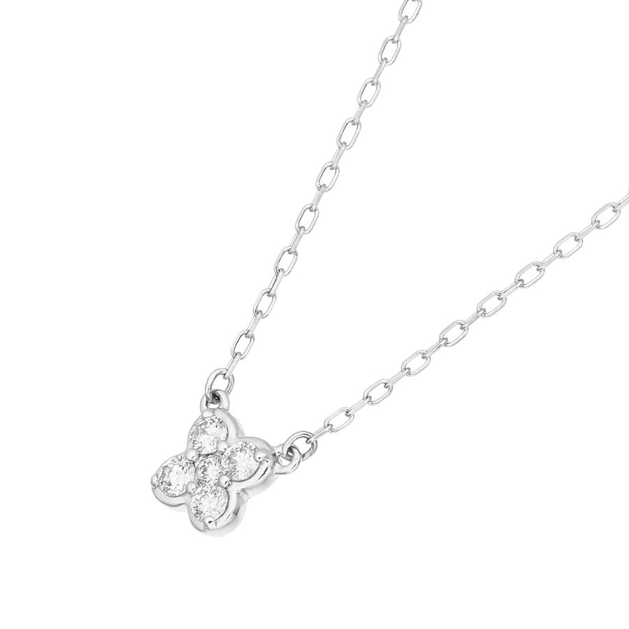 TSUTSUMI K10ホワイトゴールドダイヤモンドネックレス K10ホワイトゴールドダイヤモンドネックレス(RPN112-001