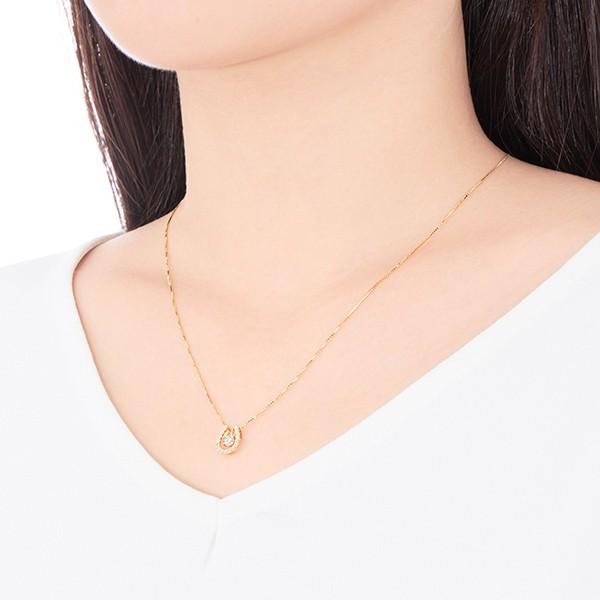 A7人気シール帳 K18イエローゴールドダイヤモンドネックレス 【1150307718】(41800円)