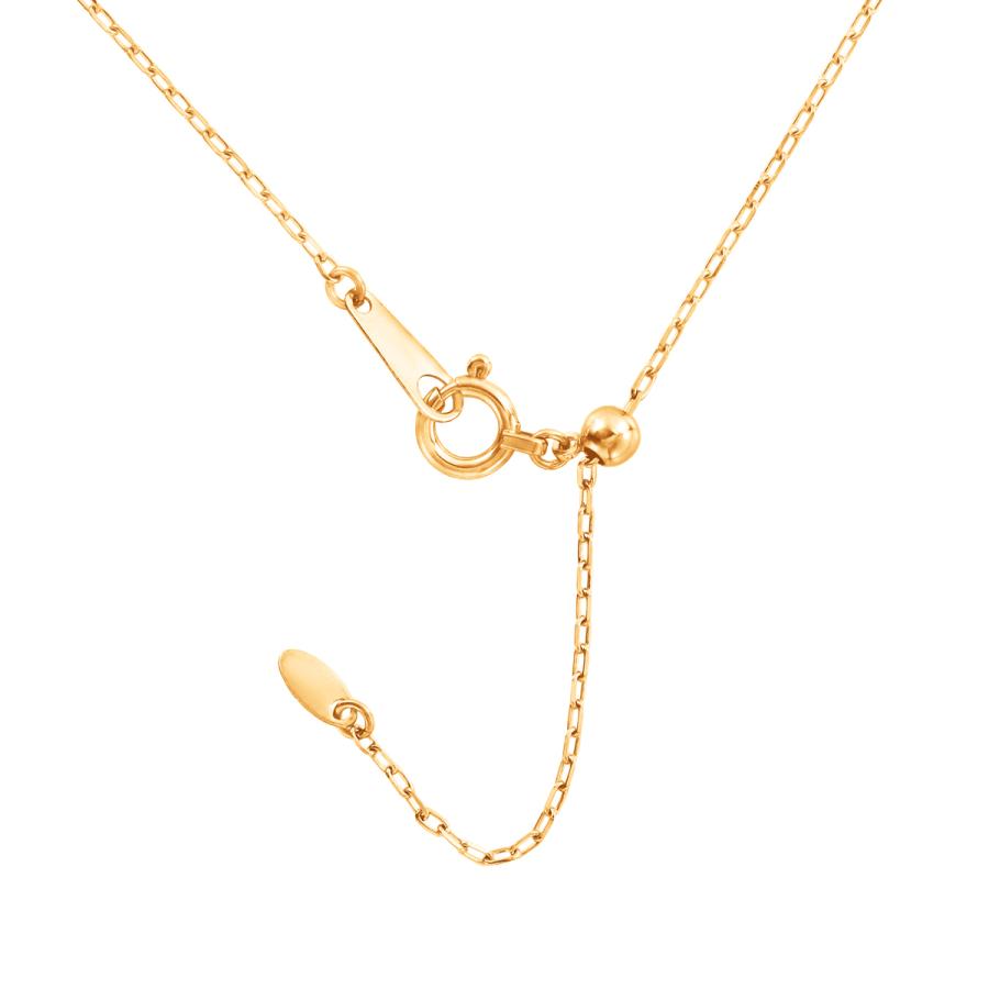 ジュエリーツツミ K18イエローゴールドダイヤモンドネックレス