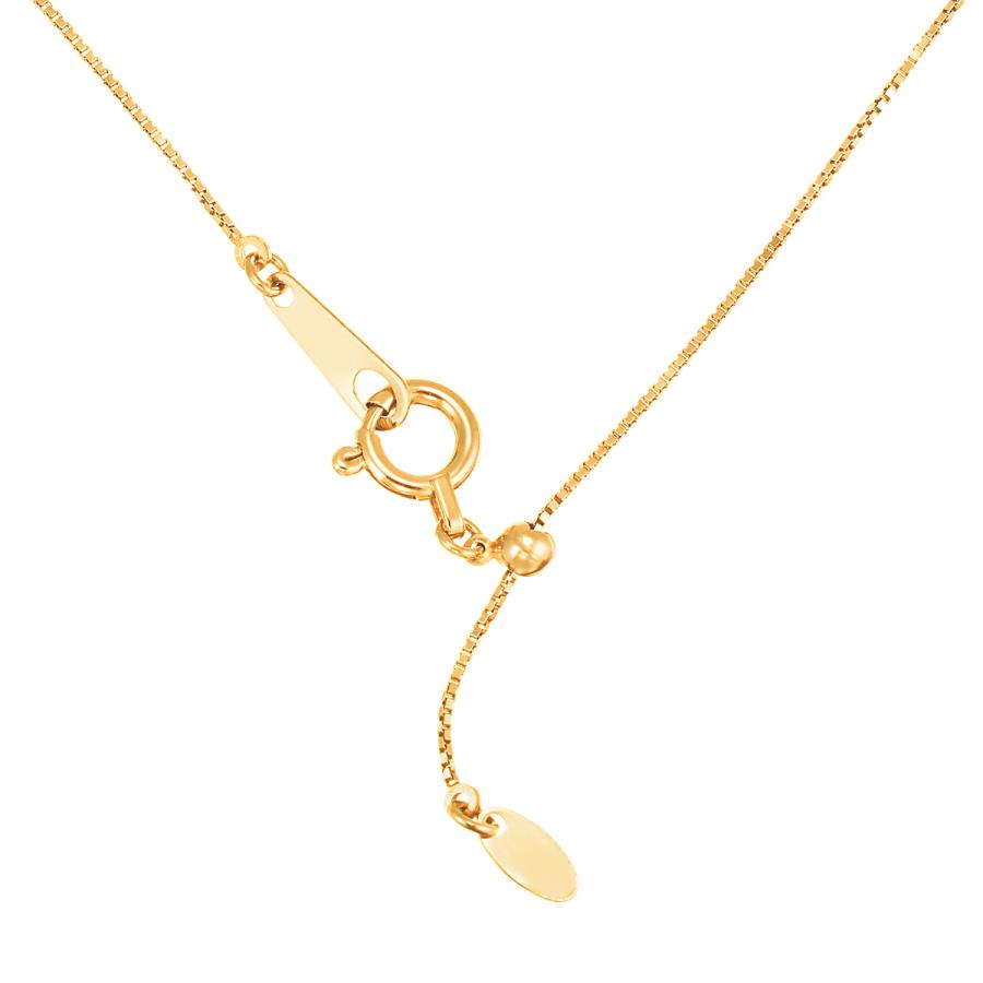 K18イエローゴールドダイヤモンドネックレス 