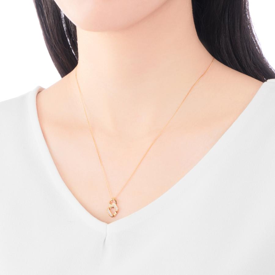 高評価続出！ K18イエローゴールドダイヤモンドネックレス 【LWH7719166761】(28050円)