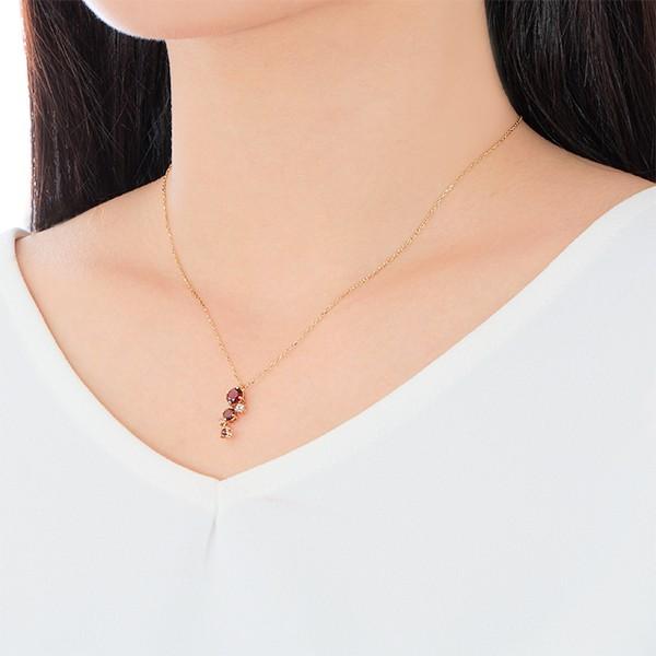 ジュエリーツツミ K10イエローゴールドアルマンダインガーネット