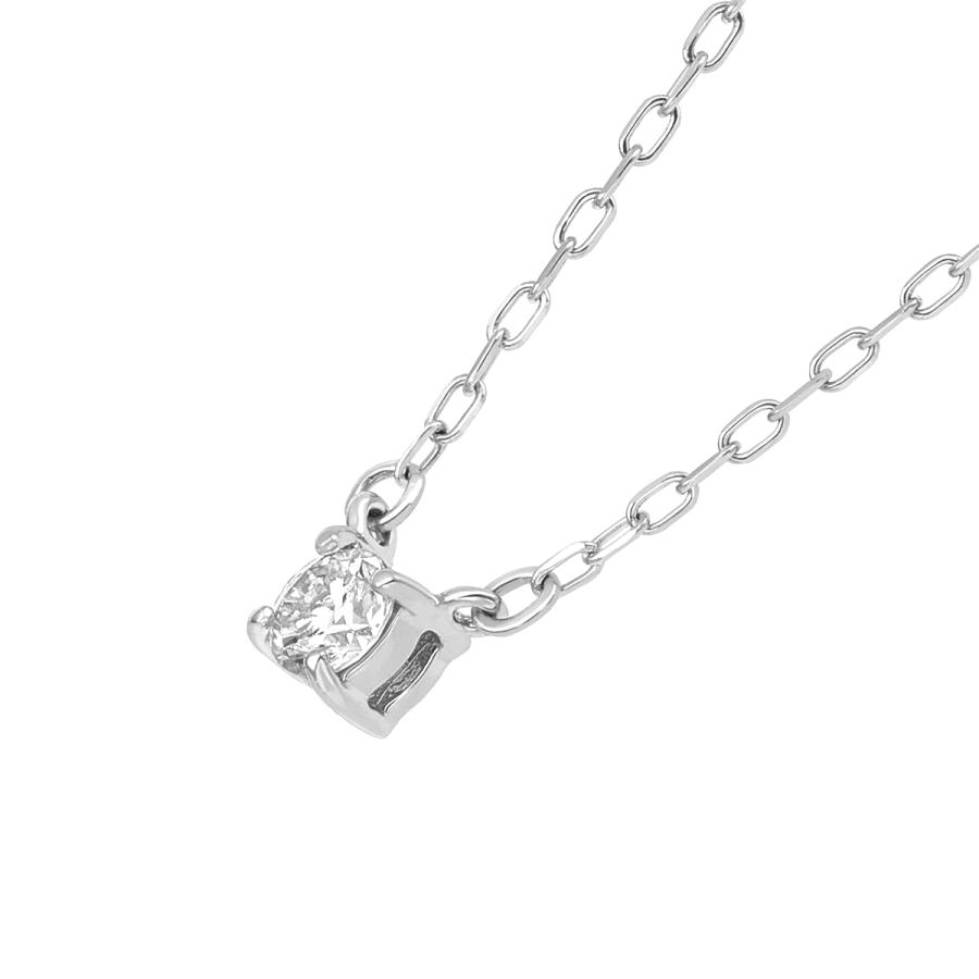 ジュエリーツツミ K10ホワイトゴールドダイヤモンドネックレス ジュエリーツツミ K10ホワイトゴールドダイヤモンドネックレス