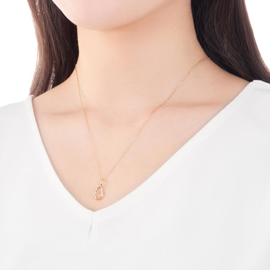 ジュエリーツツミ K18イエローゴールドダイヤモンドネックレス ジュエリーツツミ K18イエローゴールドダイヤモンドネックレス