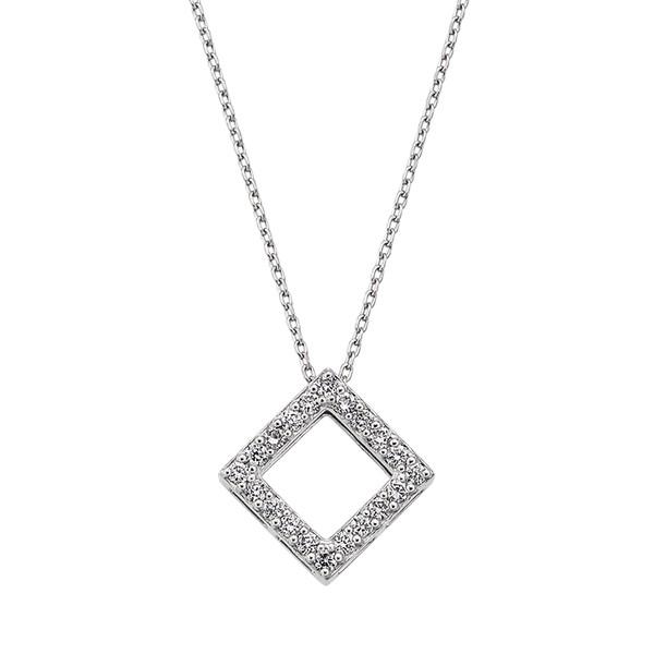【公式】 プラチナダイヤモンドネックレス 【AA9494124805】(34500円)