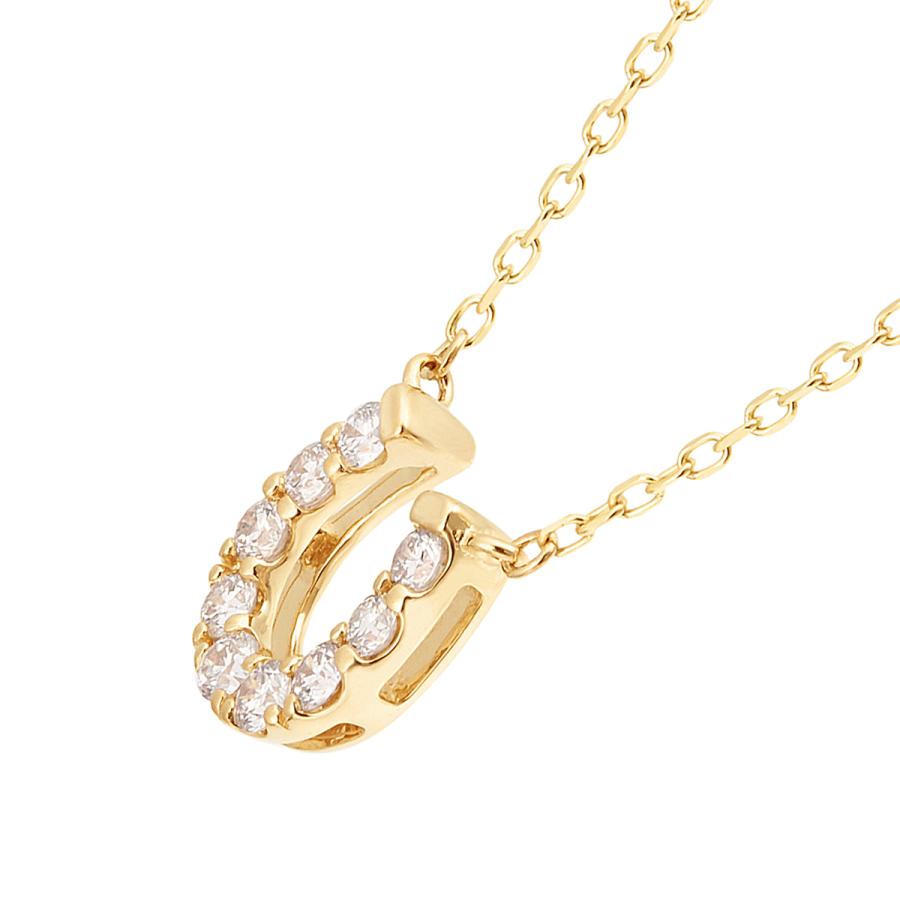 ジュエリーツツミ K10イエローゴールドダイヤモンドネックレス