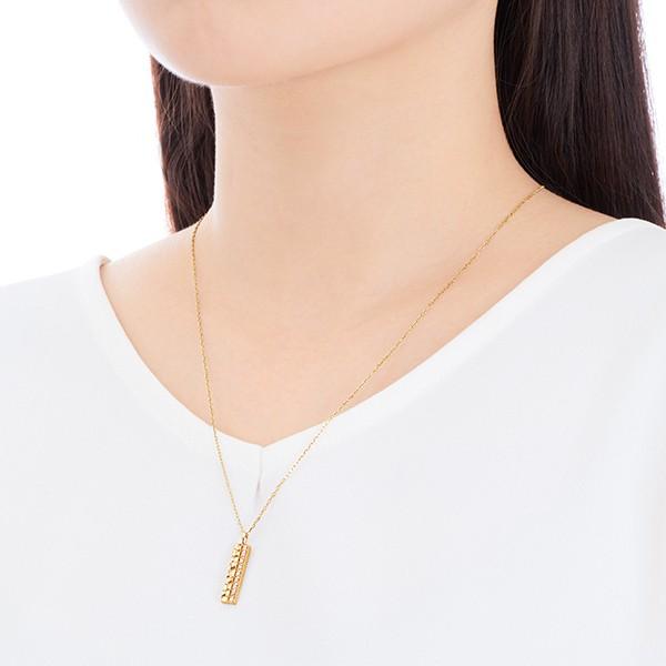 ジュエリーツツミ K18イエローゴールドダイヤモンドネックレス