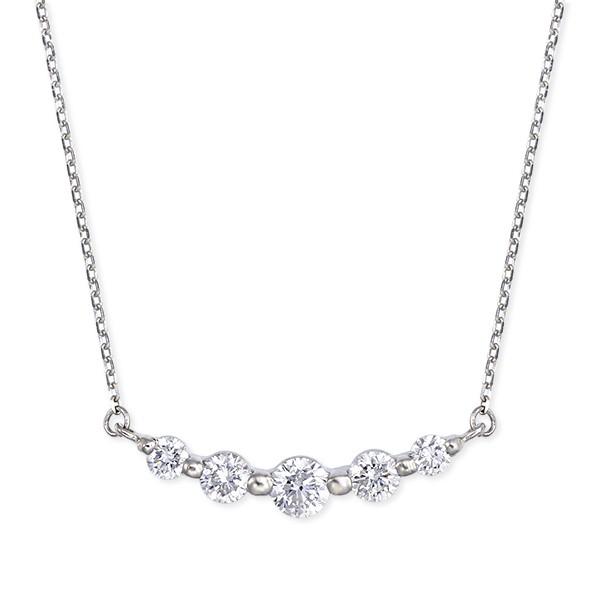 プラチナダイヤモンドネックレス(37500円)