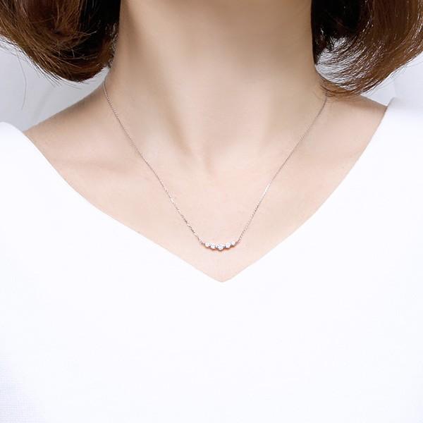 【最終】 プラチナダイヤモンドネックレス 【1031968143】(37500円)