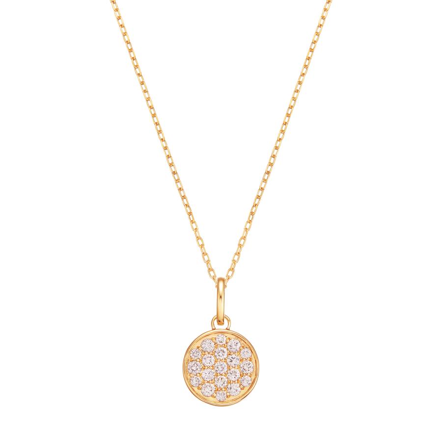 ジュエリーツツミ K18イエローゴールドダイヤモンドネックレス