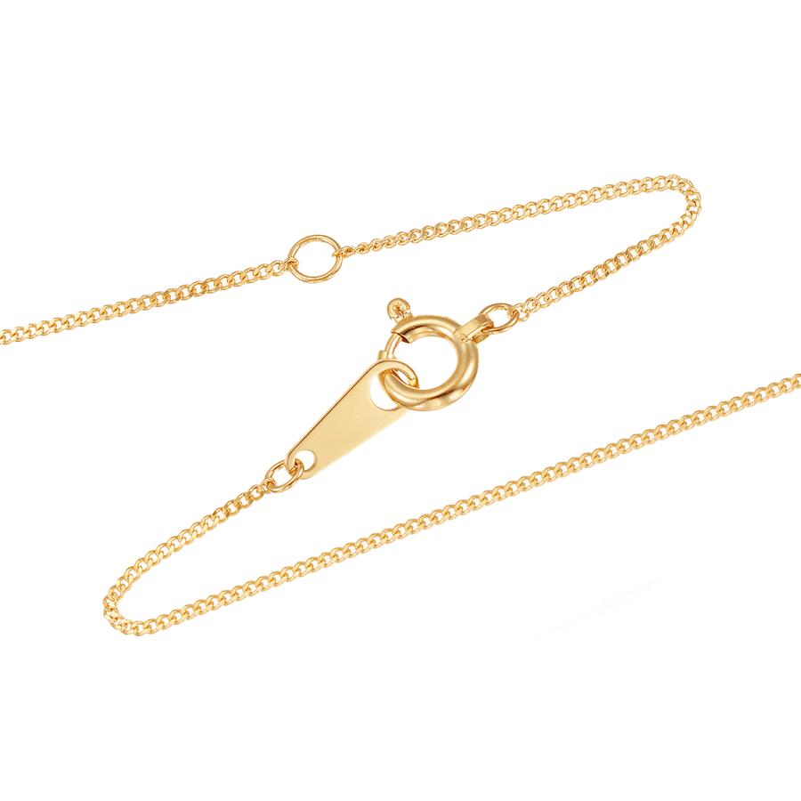 ジュエリーツツミ K18イエローゴールドダイヤモンドロングネックレス