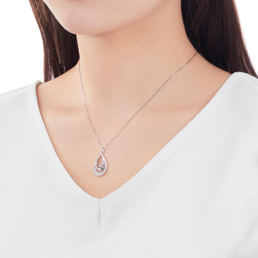 プラチナダイヤモンドネックレス : rpn352-001 : ジュエリーツツミ  