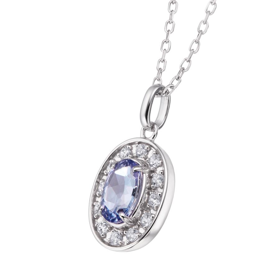 ジュエリーツツミ ツツミ タンザナイト ネックレス K10 K10ホワイトゴールドタンザナイトネックレス(RPN072-002