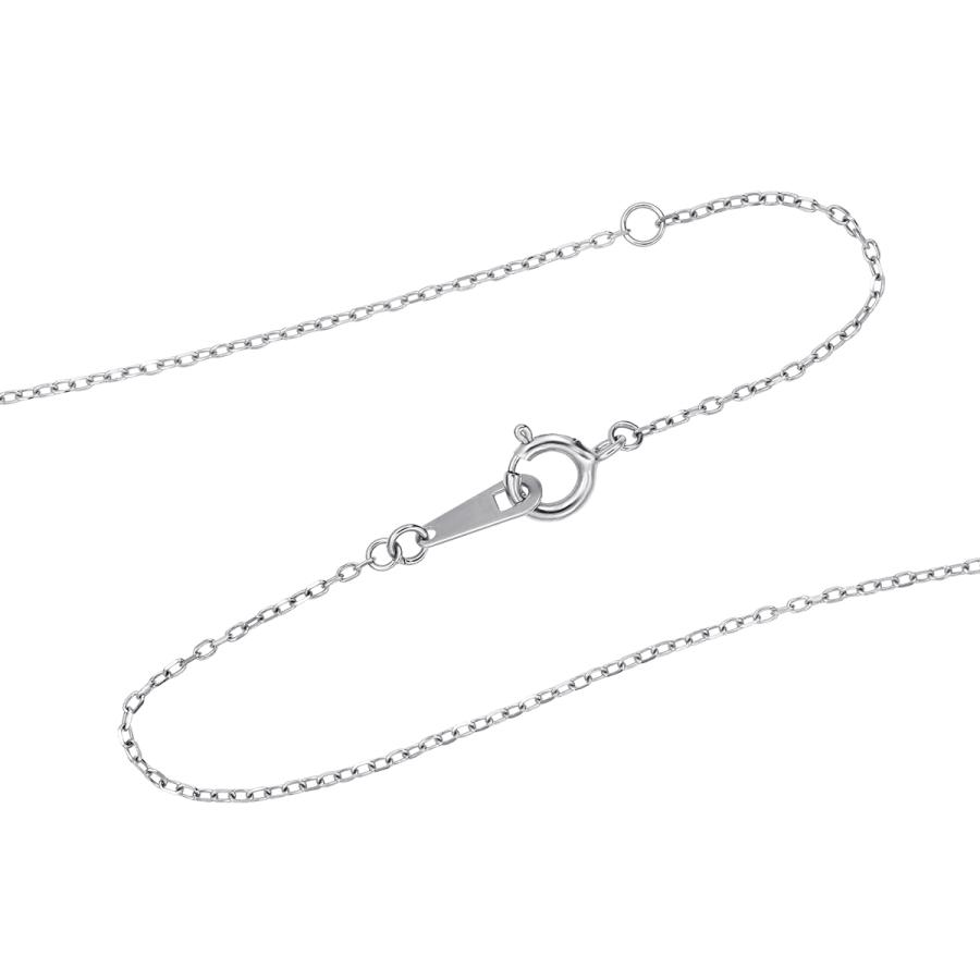 ジュエリーツツミ K10ホワイトゴールドアクアマリンネックレス 